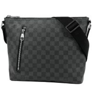 Louis Vuitton Mick Shoulder Bag Crossbody Messenger Damier Graphite Black